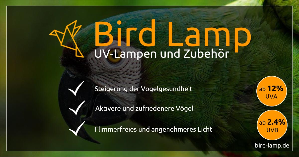 UV-Kompaktlampen UV-Lampen für Vögel kaufen - Bird Lamp