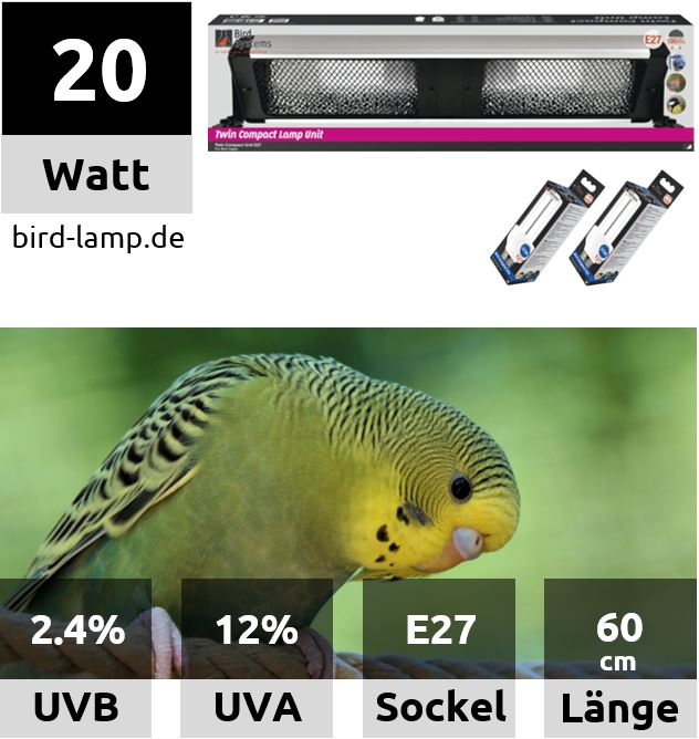 Bird Systems Bird Lamp – UV-Kompaktleuchte 60cm 