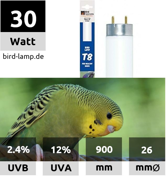 Bird Systems UV-Leuchtstoffröhre 30W