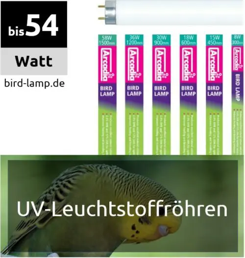 UV-Leuchtstoffröhren ► UV-Leuchtstofflampen für Vögel kaufen